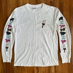 RIPNDIP x Bob Ross Medium Long Sleeve T Shirt